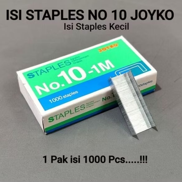 

1 Pak Kecil Isi Staples Joyko No 10