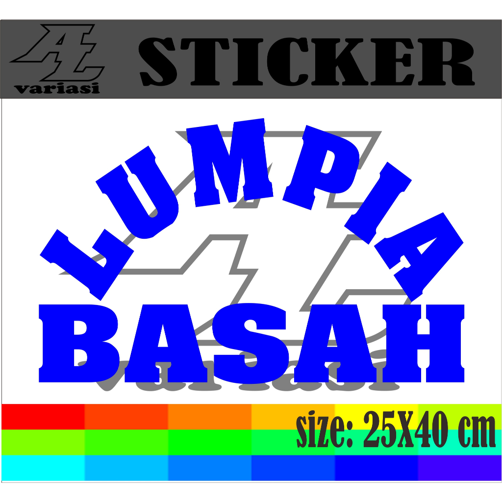 

CUTTING STIKER NAMA JUALAN LUMPAI BASAH DENGAN MODEL BAGUS UKURAN 25X40 CM