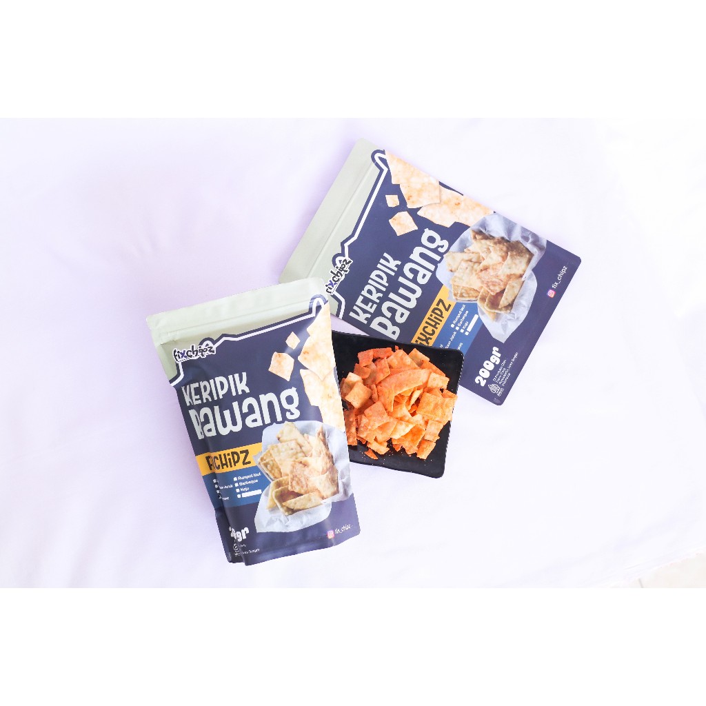 

FIXCHIPZ Keripik Bawang Rasa Balado 200gr – Pedas Manis Khas Nusantara!