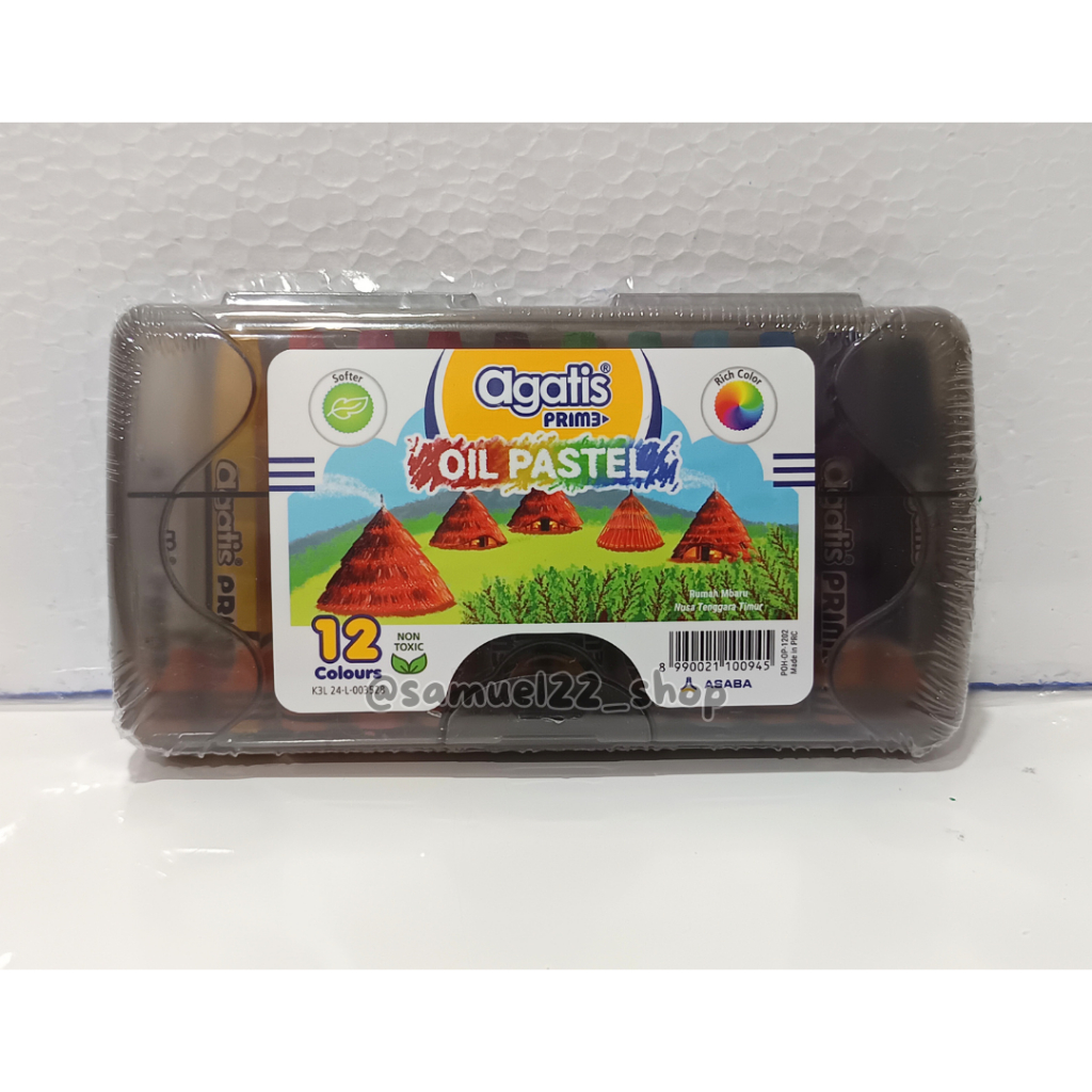 

Krayon / Oil Pastel / Crayon AGATIS Prime 12 Warna