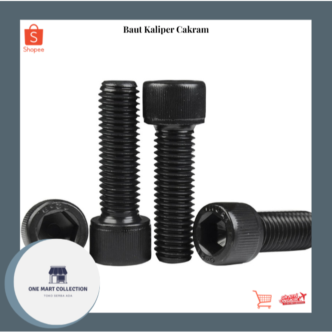 Baut Adaptor Kaliper Cakram Sepeda