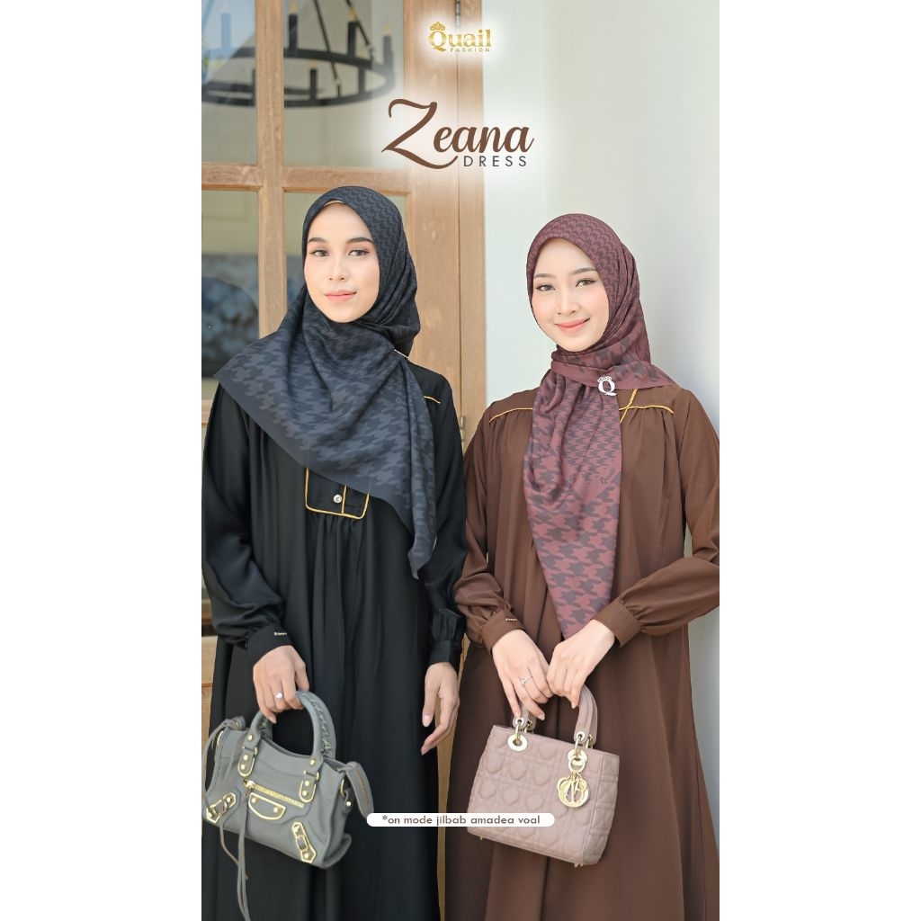 Zeana Dress / Gamis Ori Quail