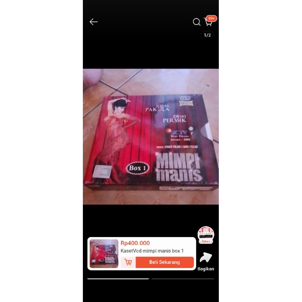 kaset pita, mimpi manis, jangan curi hatiku, cd jangan curi hatiku, vcd mimpi manis boc 1,dan 2