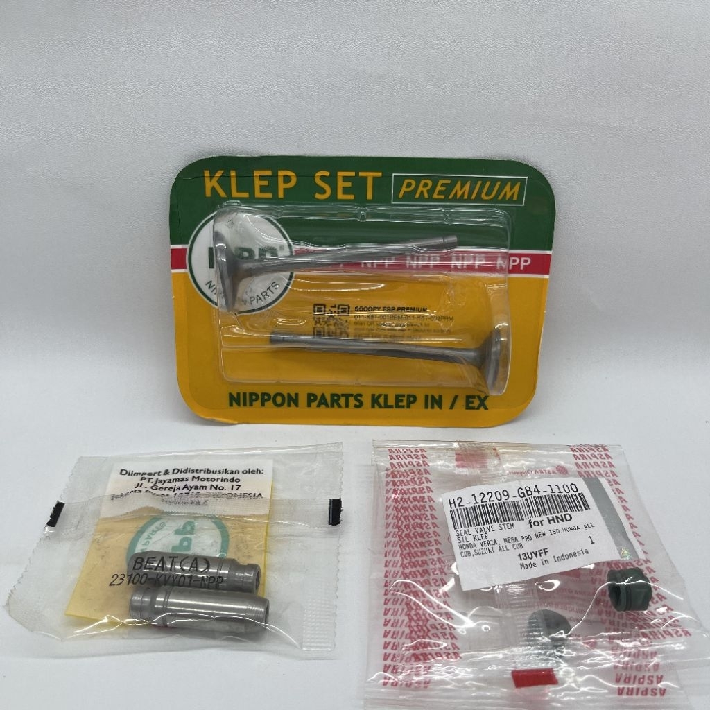 Payung Klep, Bosh Klep, Seal Klep Beat Pop, Scoopy Esp, Beat Esp, Verio 110 Esp NPP Nippon Parts