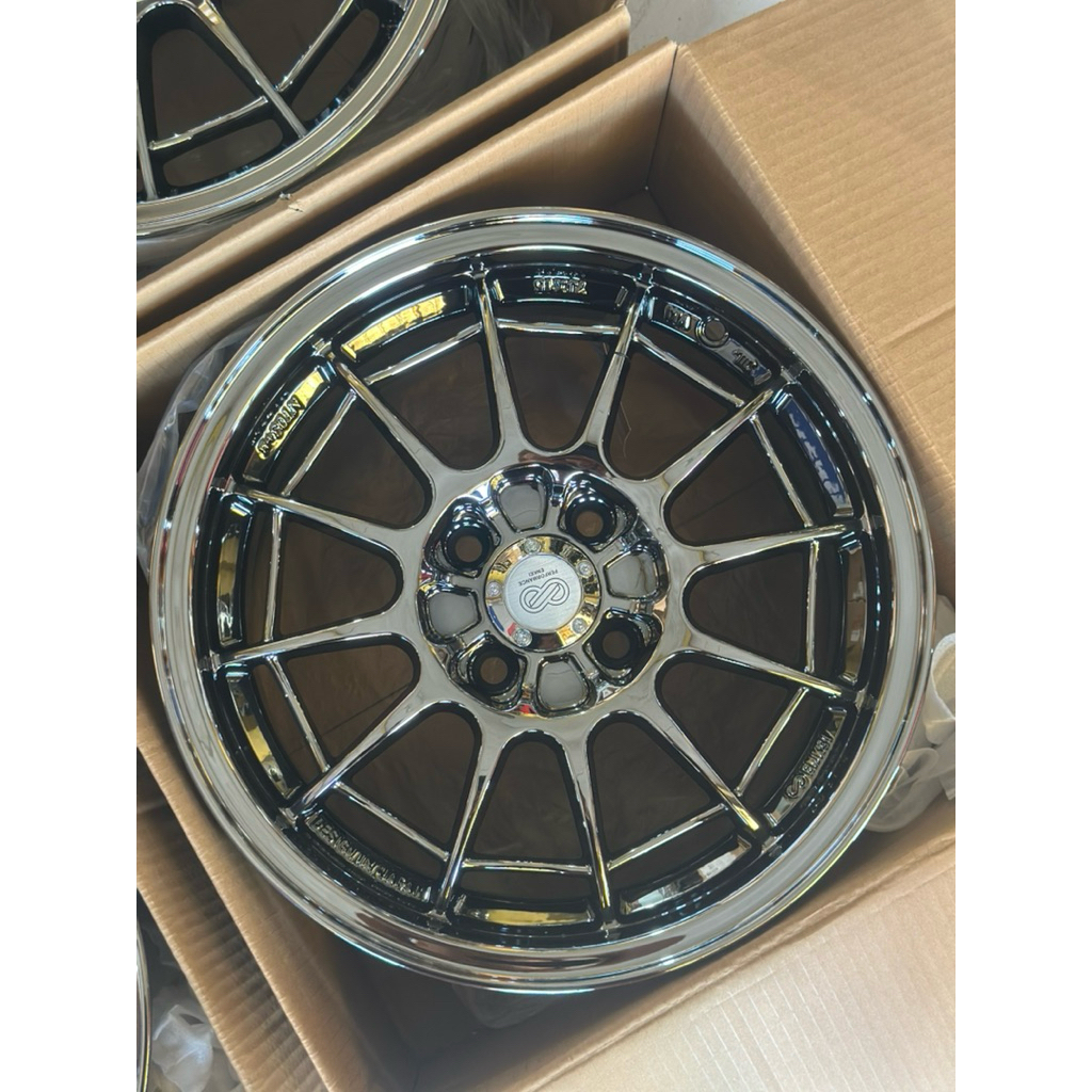 Velg Enkei Spider R15 Lebar 6,5 Blackchrome Baru