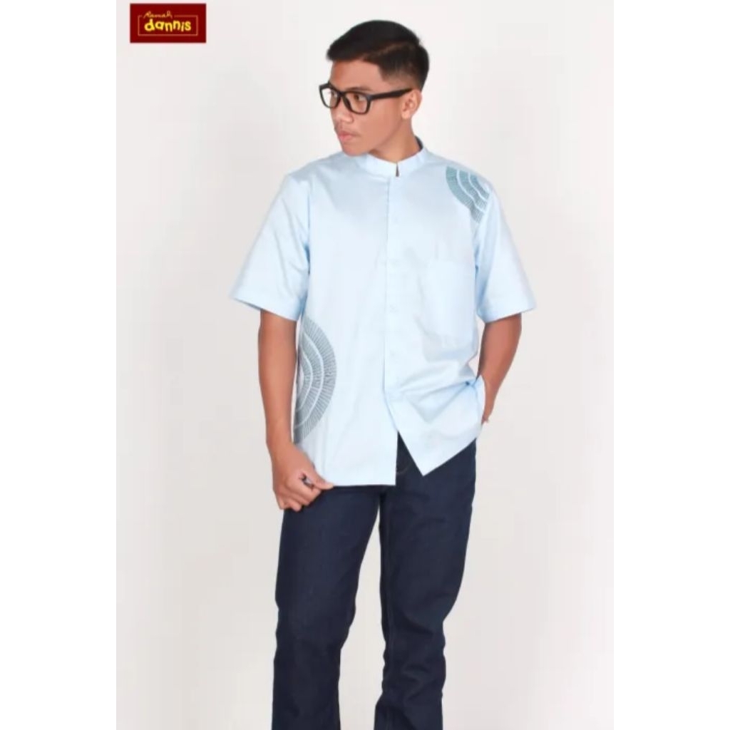 Koko Dannis Murah K220415 Kemeja Muslim Pria Dewasa Size XL Harga Promo