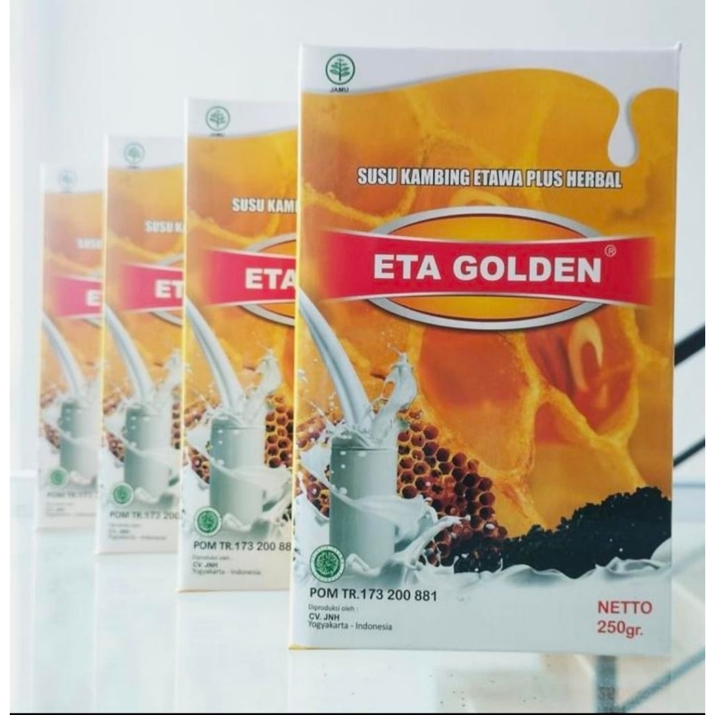 eta golden susu kambing etawa plus propolis 250gr paket 4