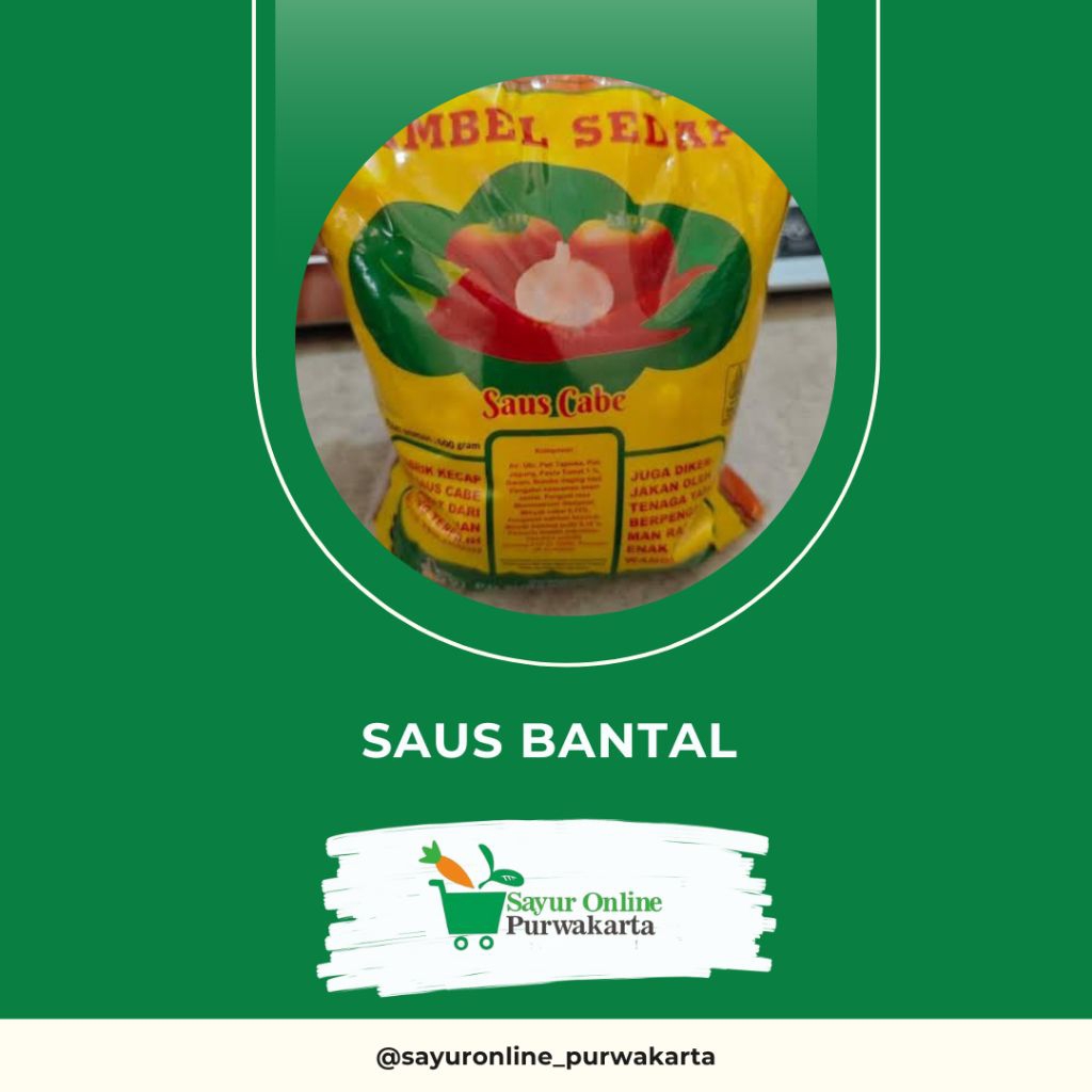 

Saus Bantal - Sayur Online Purwakarta