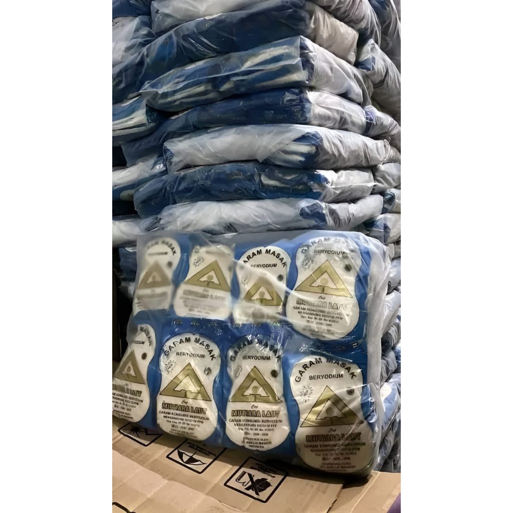 

garam masak halus beryodium 1 bal isi 40 bungkus