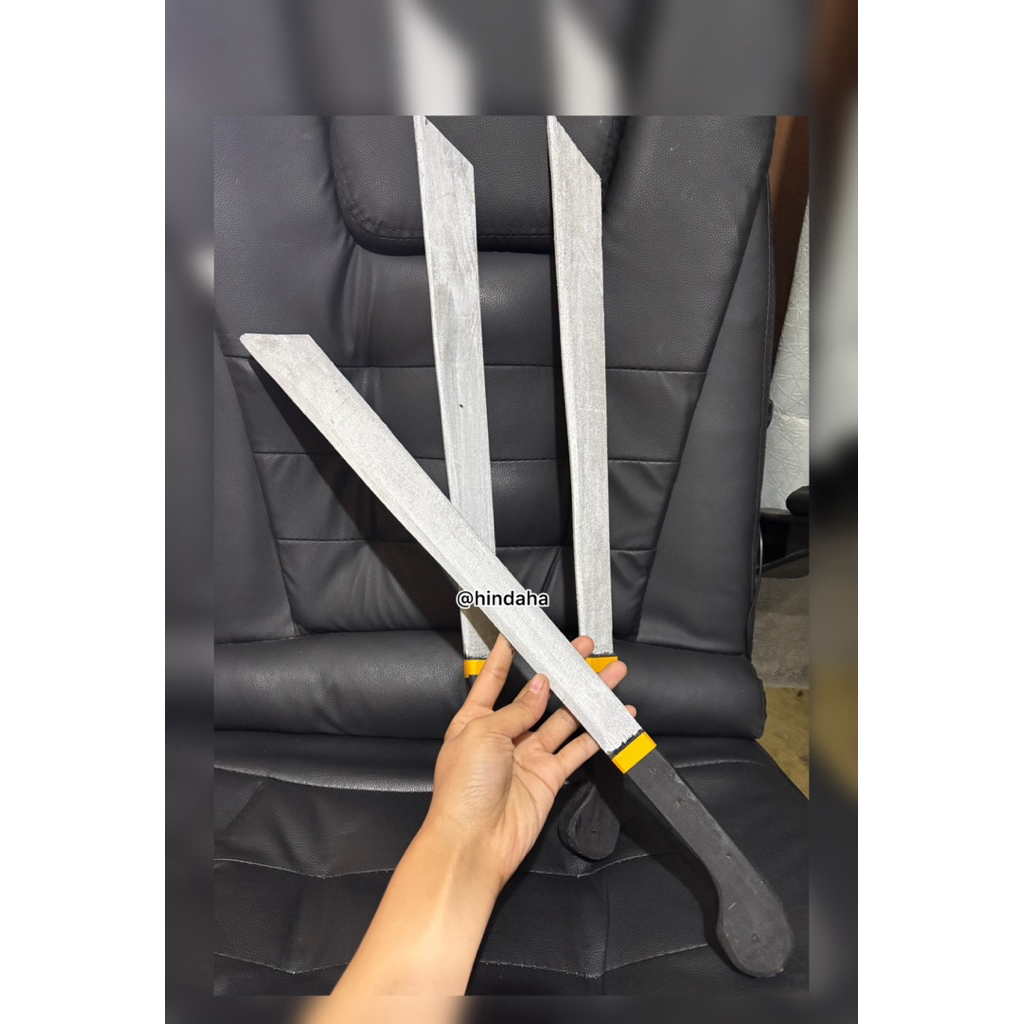 Golok Mandau Bahan Kayu Golok Mandau Silat Mandau Miniatur Mandau Kalimantan