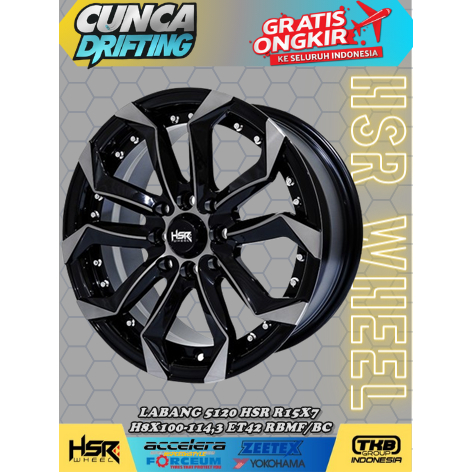 VELG RACING MURAH UNTUK AVANZA XENIA AGYA SIGRA LIVINA HSR LABANG R15 VELG MOBIL CALYA RING 15