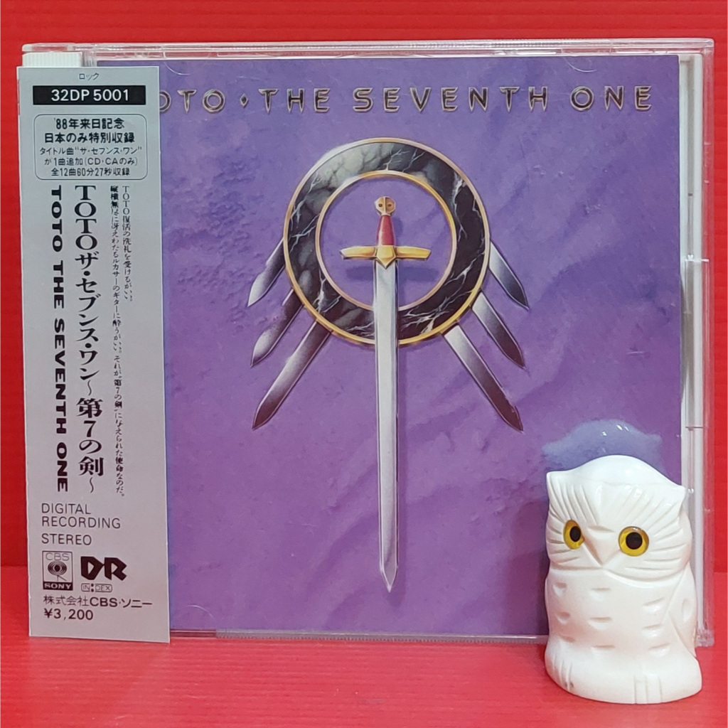 CD Toto - The Seventh One Japan OBI First Press with Sticker