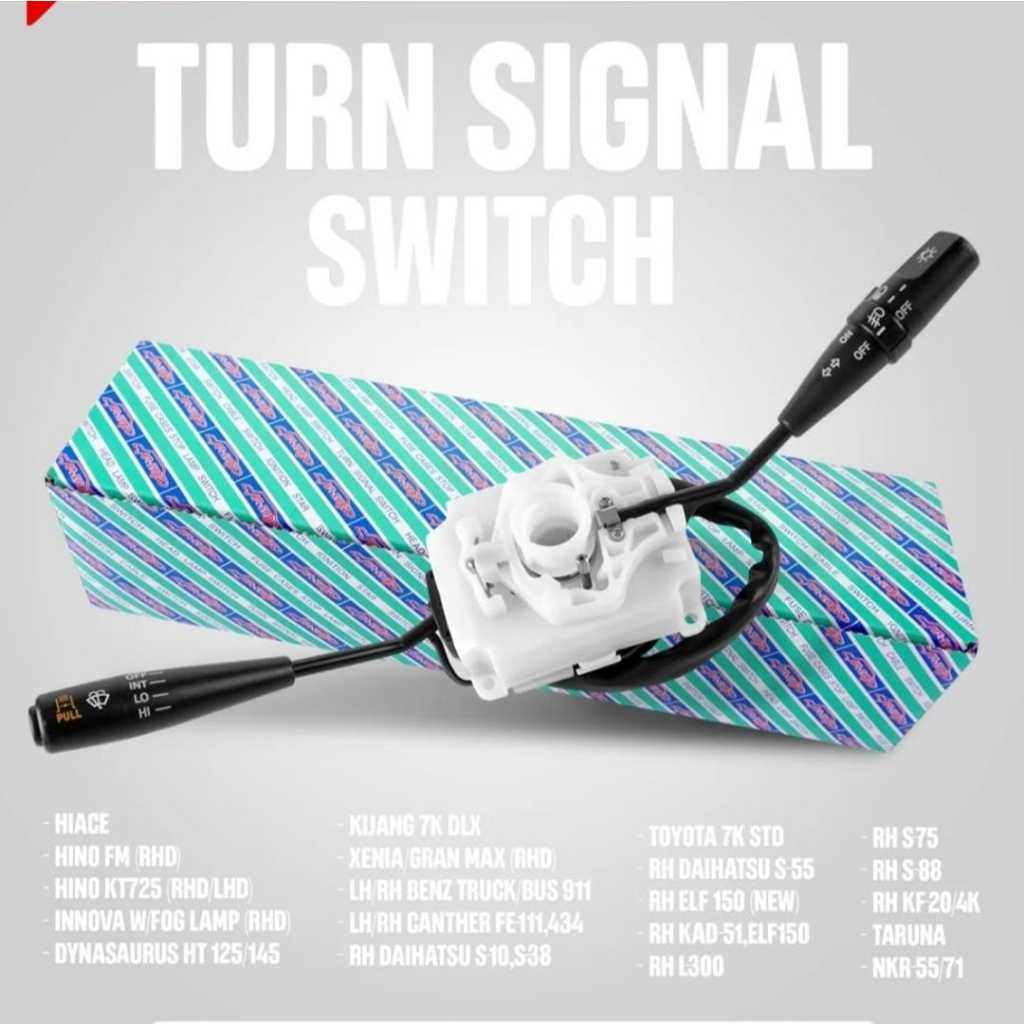 SAKLAR SEN MOBIL FUTURA & INNOVA & CANTER & DYNA HT 125/145 TURN SIGNAL SWITCH