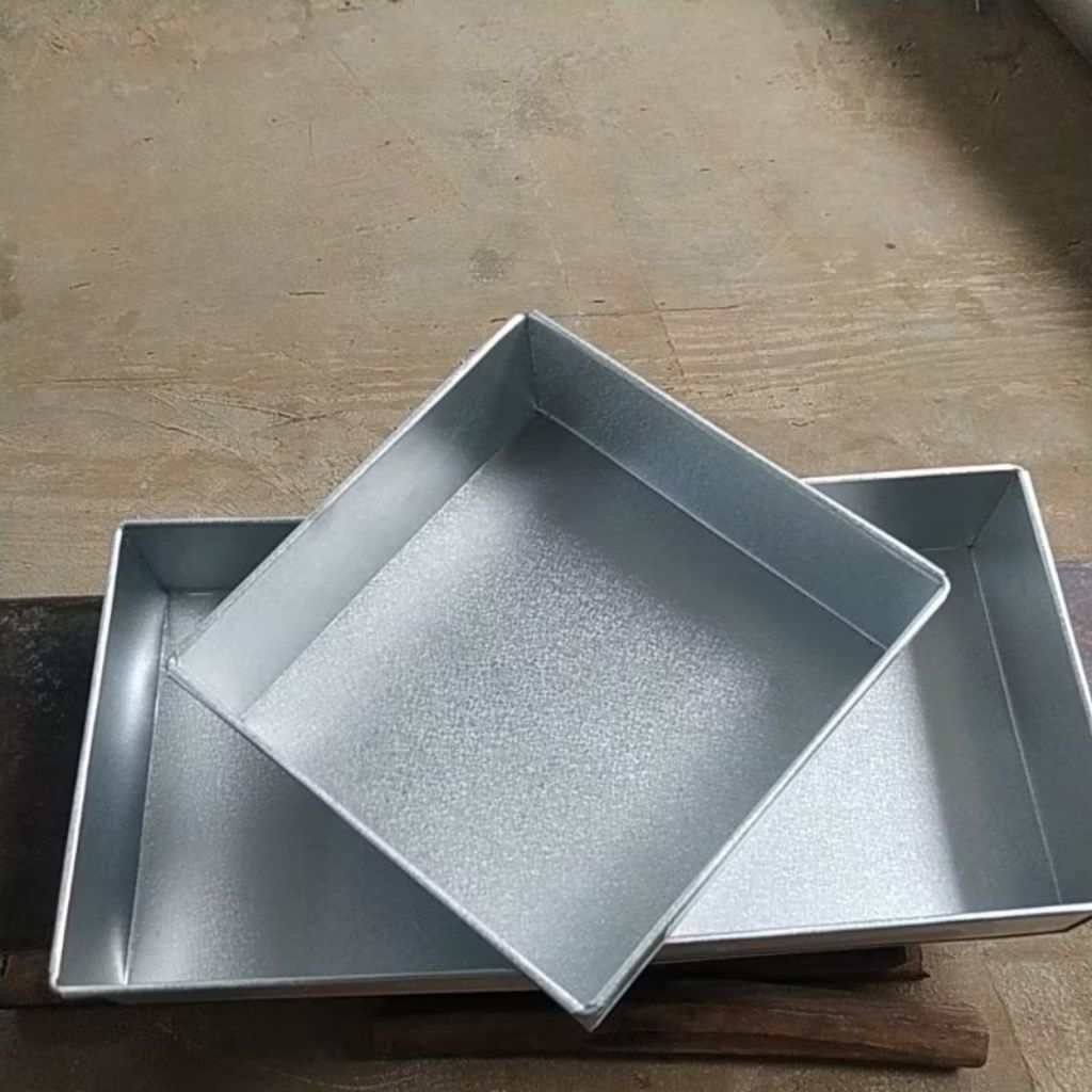 Loyang roti/loyang kue/loyang bolu ukuran 22x22x7