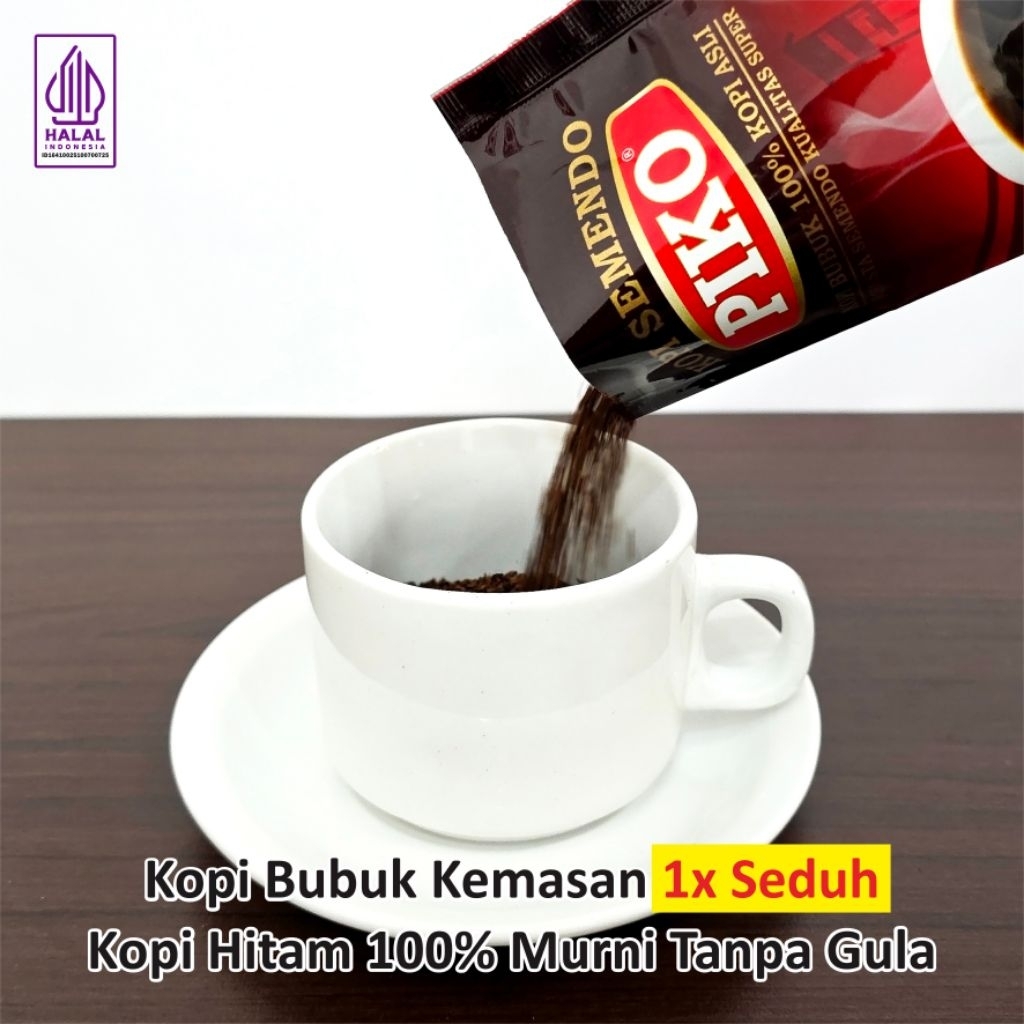 

Kopi Bubuk Sekali Seduh Robusta Semendo Super Kopi Piko