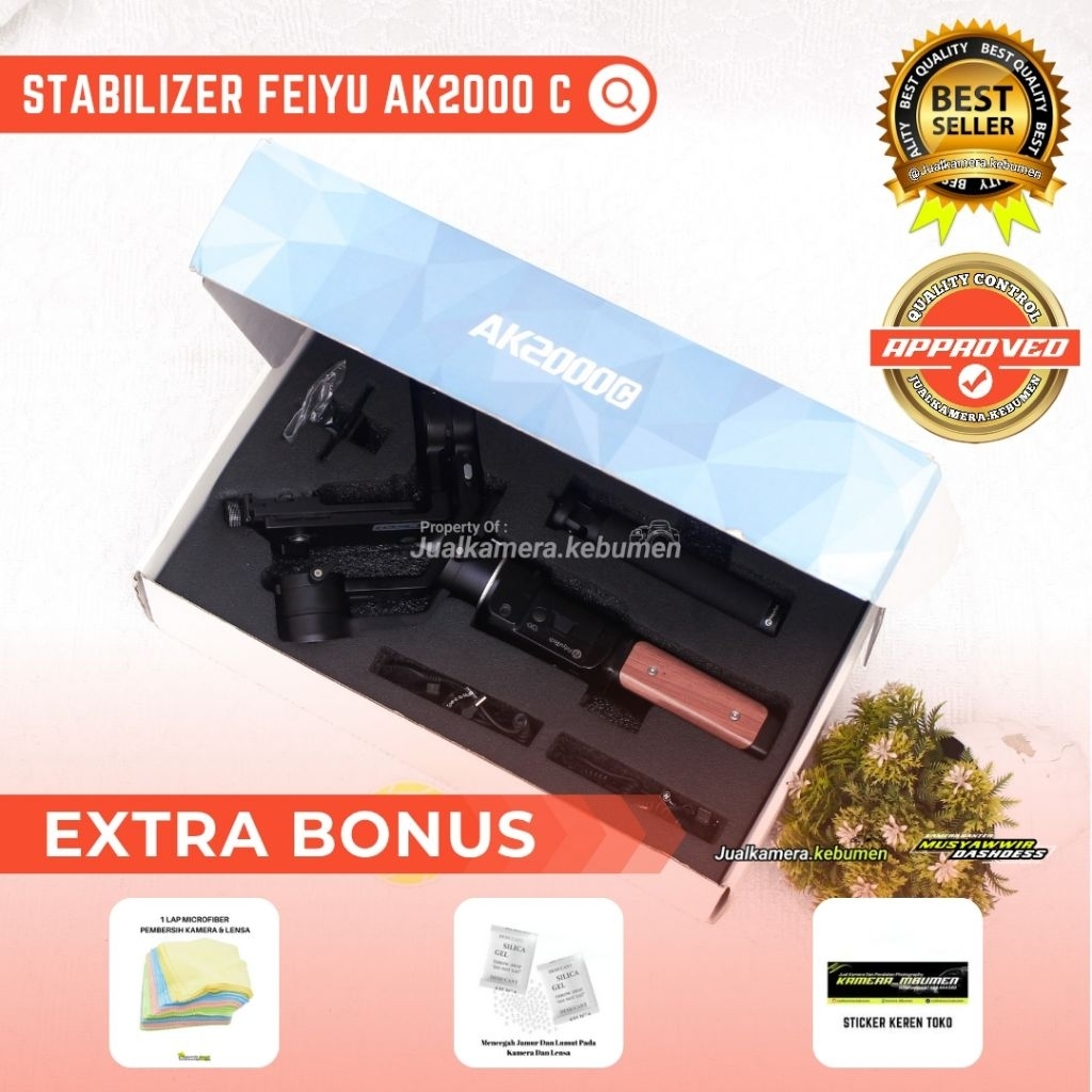 Feiyu AK2000C gimbal stabilizer kamera DSLR dan Mirrorless