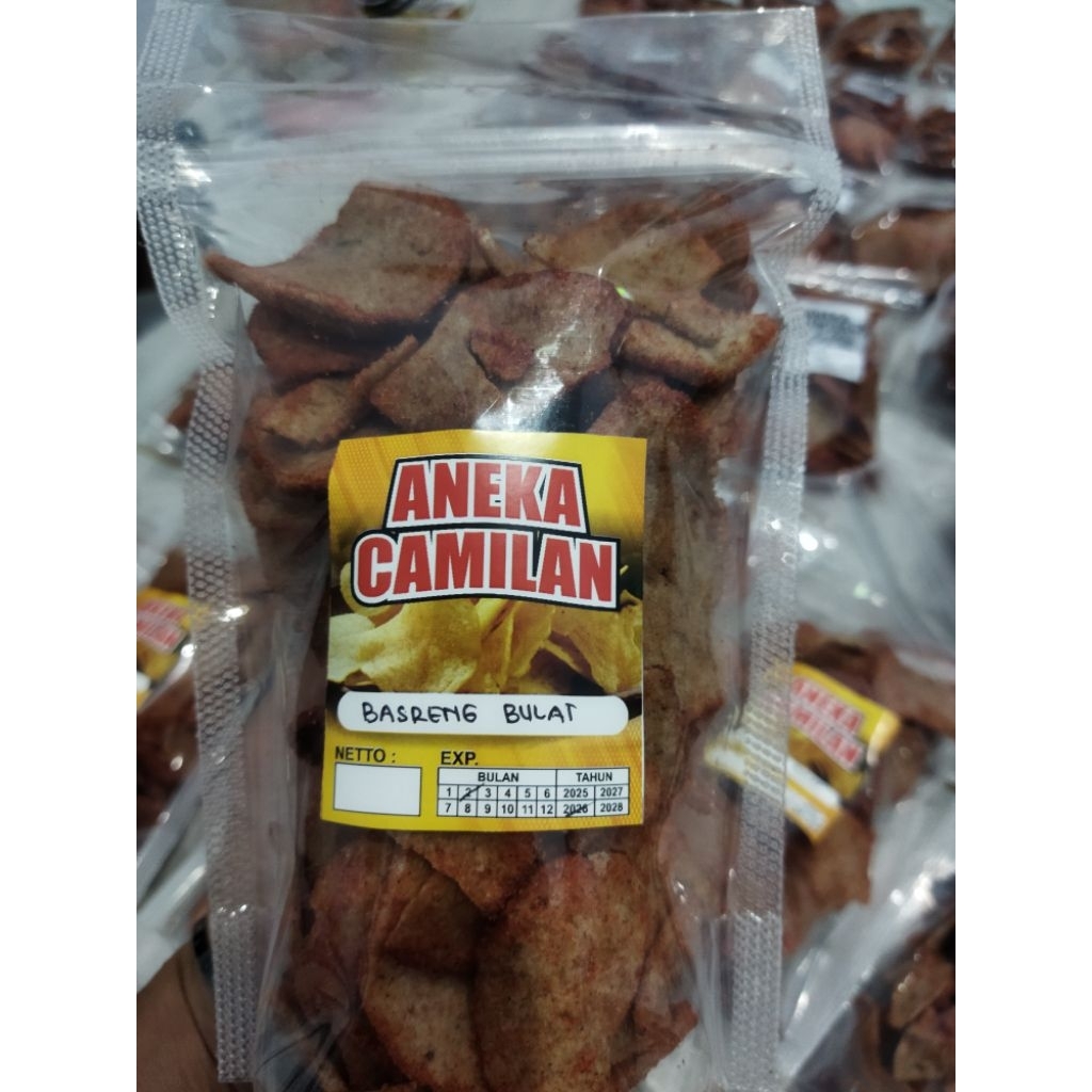 

Basreng Bulat pedas, renyah, gurih