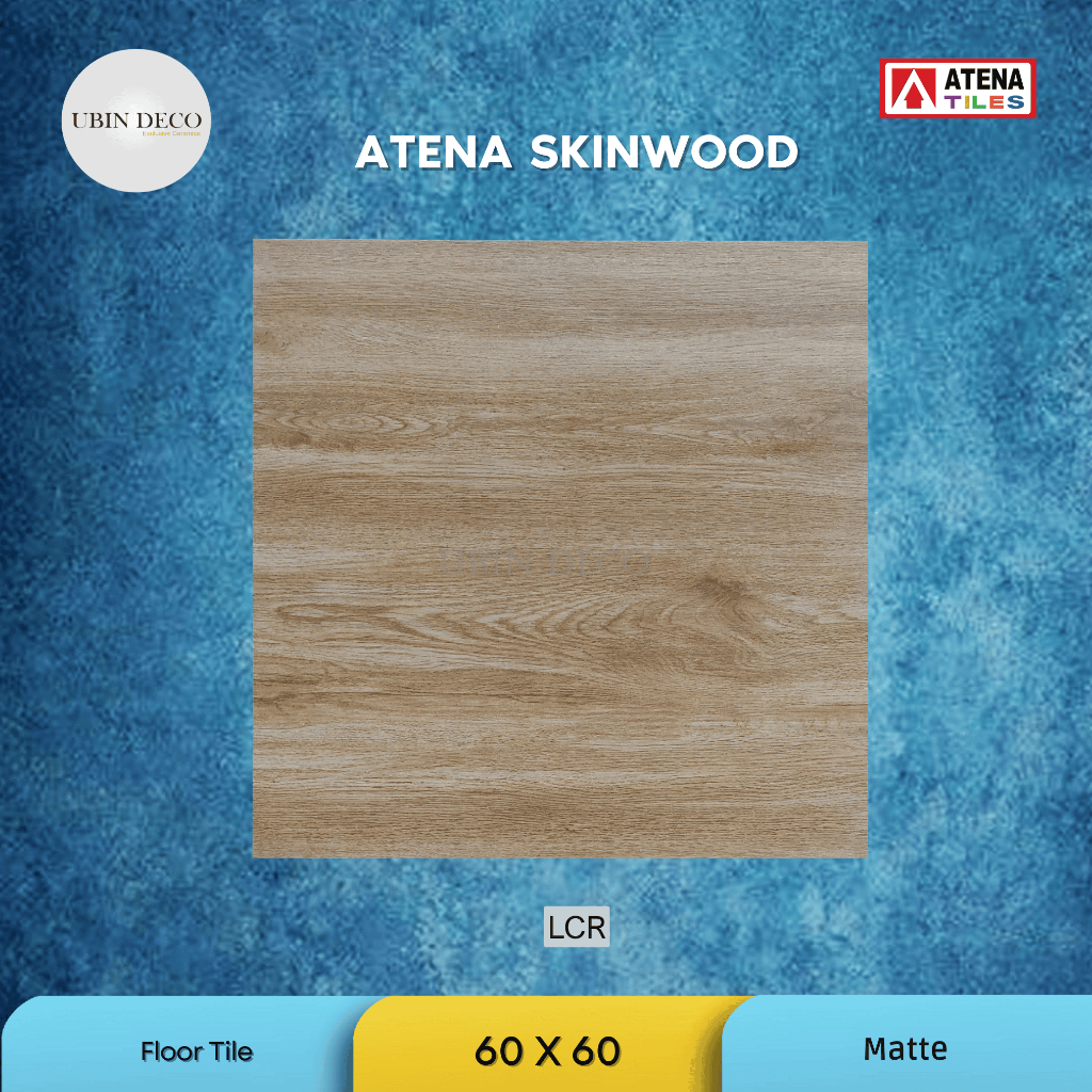 Granit Atena Skinwood 60 x 60 cm  Grade A / KW 1 (Per Dus/Box)