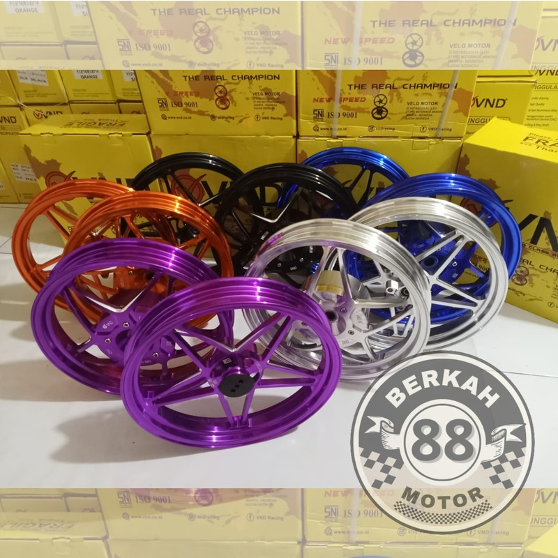 Velg VND V Speed Ring 12 & 17 215x250x12 & 140x160x17 Mio Sporty Filano Fazzio Stylo Vario Beat Scoo