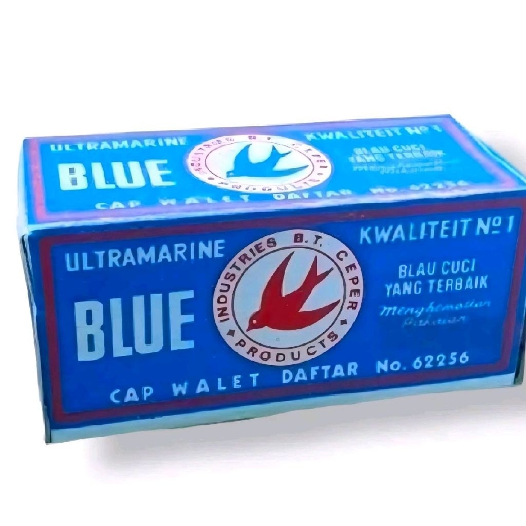 Blau Blue Cuci Baju Cap Walet
