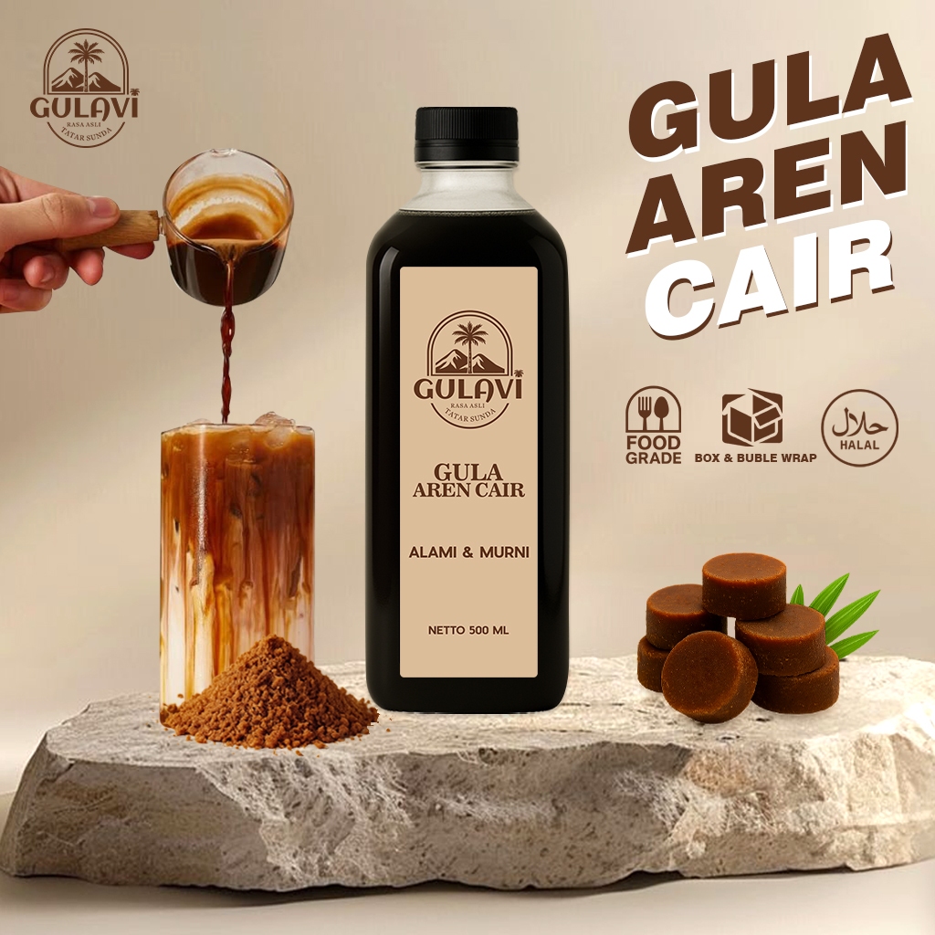 

Gulavi - Gula Aren Cair / Syrup Palm Sugar Organik Gulavi 500 ML