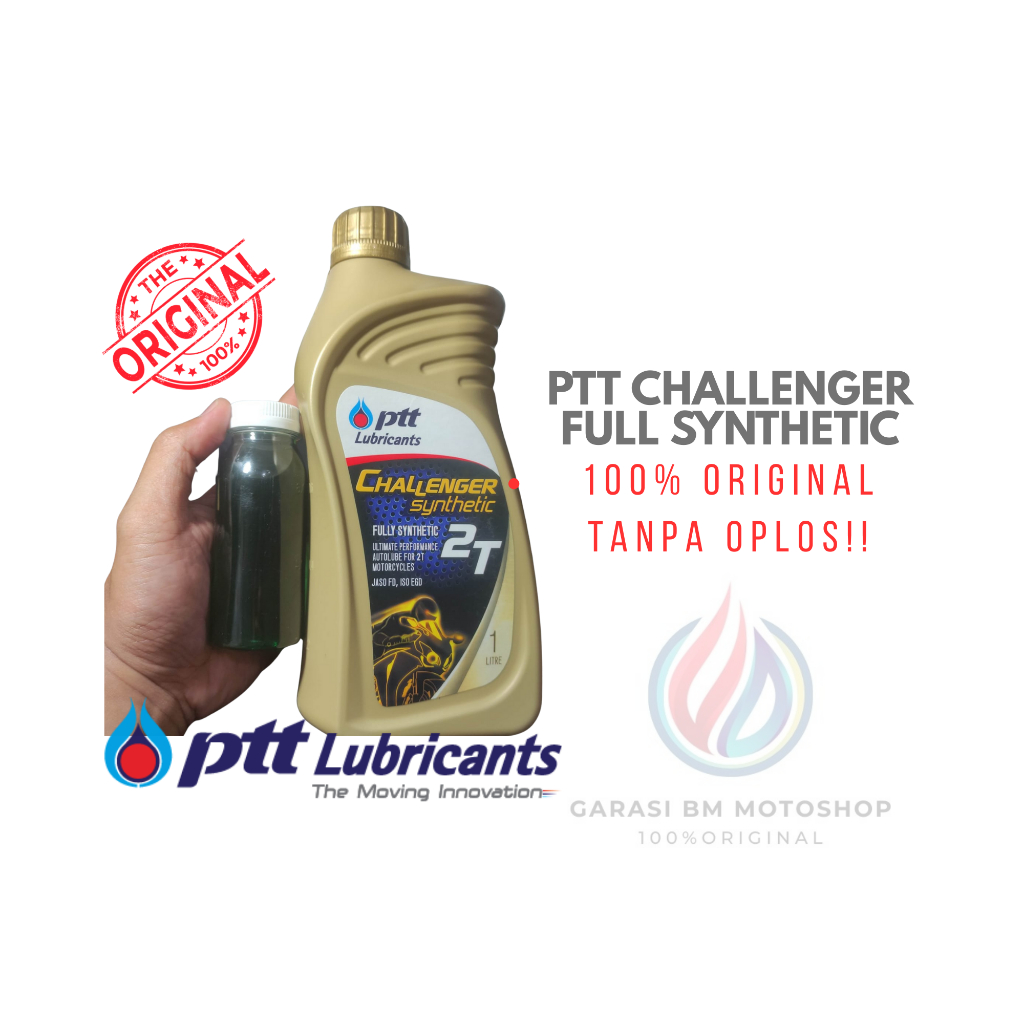 OLI SAMPING REPACK 100ML PTT CHALLENGER FULL SYNTHETIC