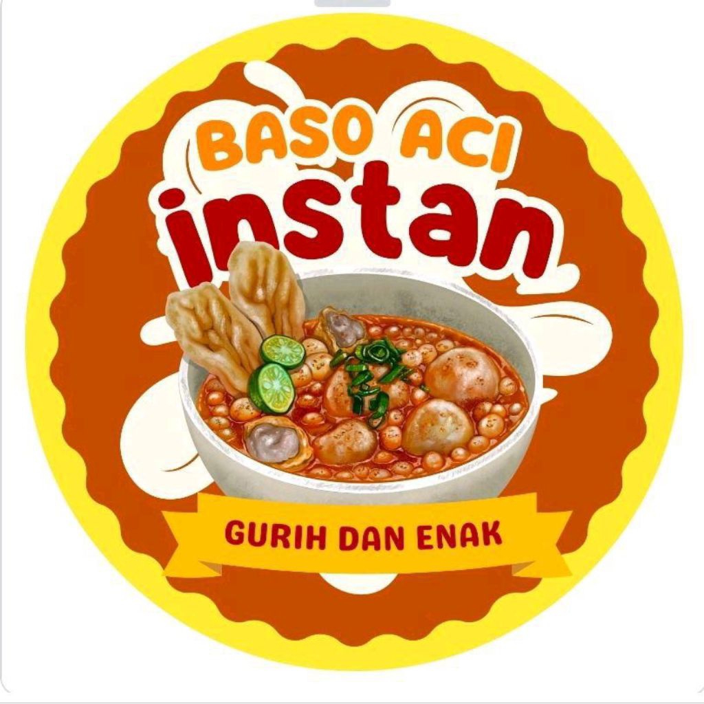 

Baso Aci Komplit Instan Pedas