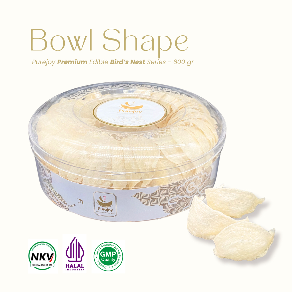 

Purejoy Premium Bowl Edible Bird's Nest Series - 600 gr