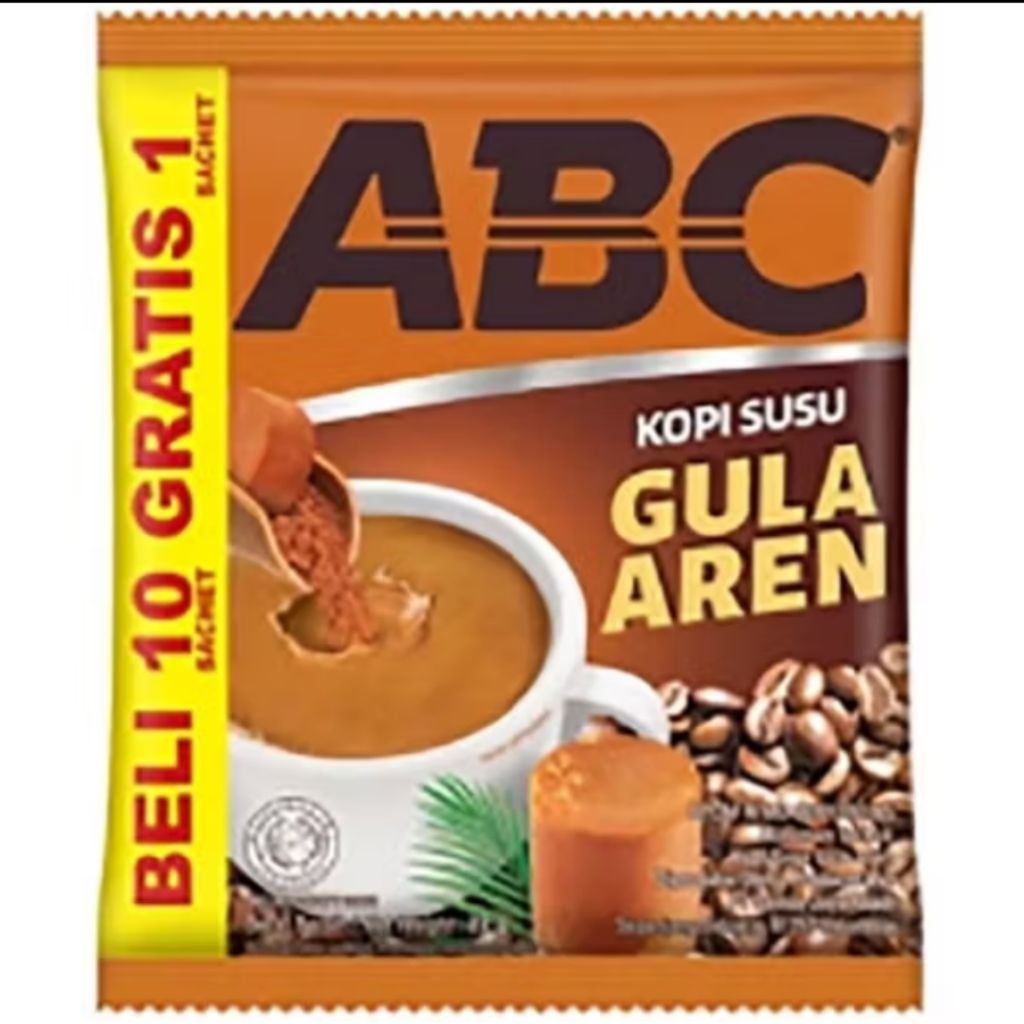 

1 sachet Kopi ABC gula aren mantap 25 gr