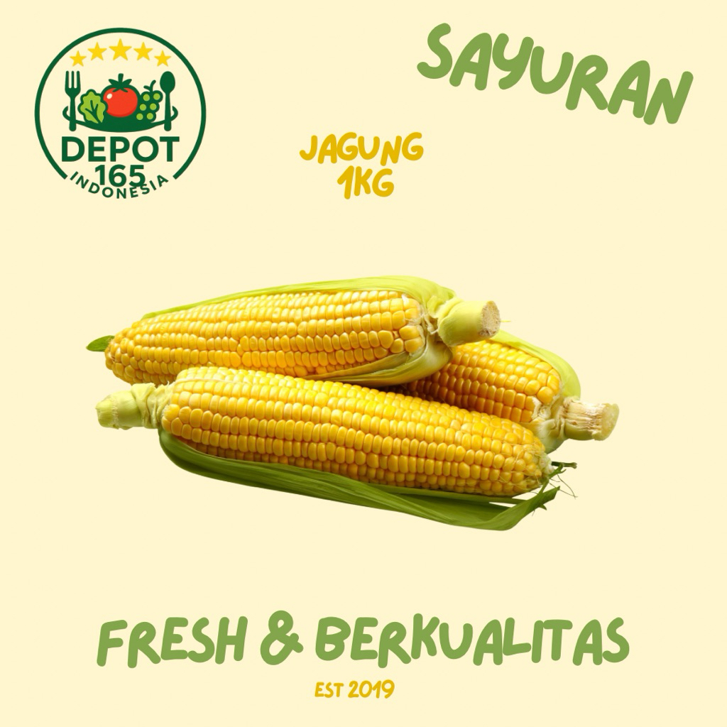 

JAGUNG MANIS FRESH 1kg | DEPOT 156 INDONESIA MART | SURABAYA