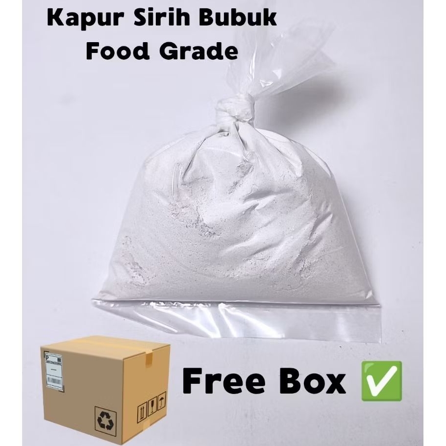 

Kapur Sirih Bubuk Untuk Campuran Bahan Makanan Kalsium Hidroksida Ca(OH)2 Kapur Gamping Alami