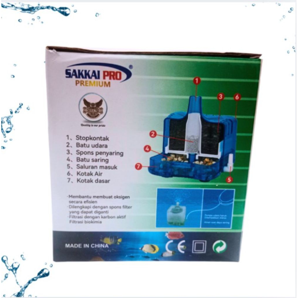 Sakkai Pro L 02 Media Filter Biological Sponge Filter Aquarium Aquascape