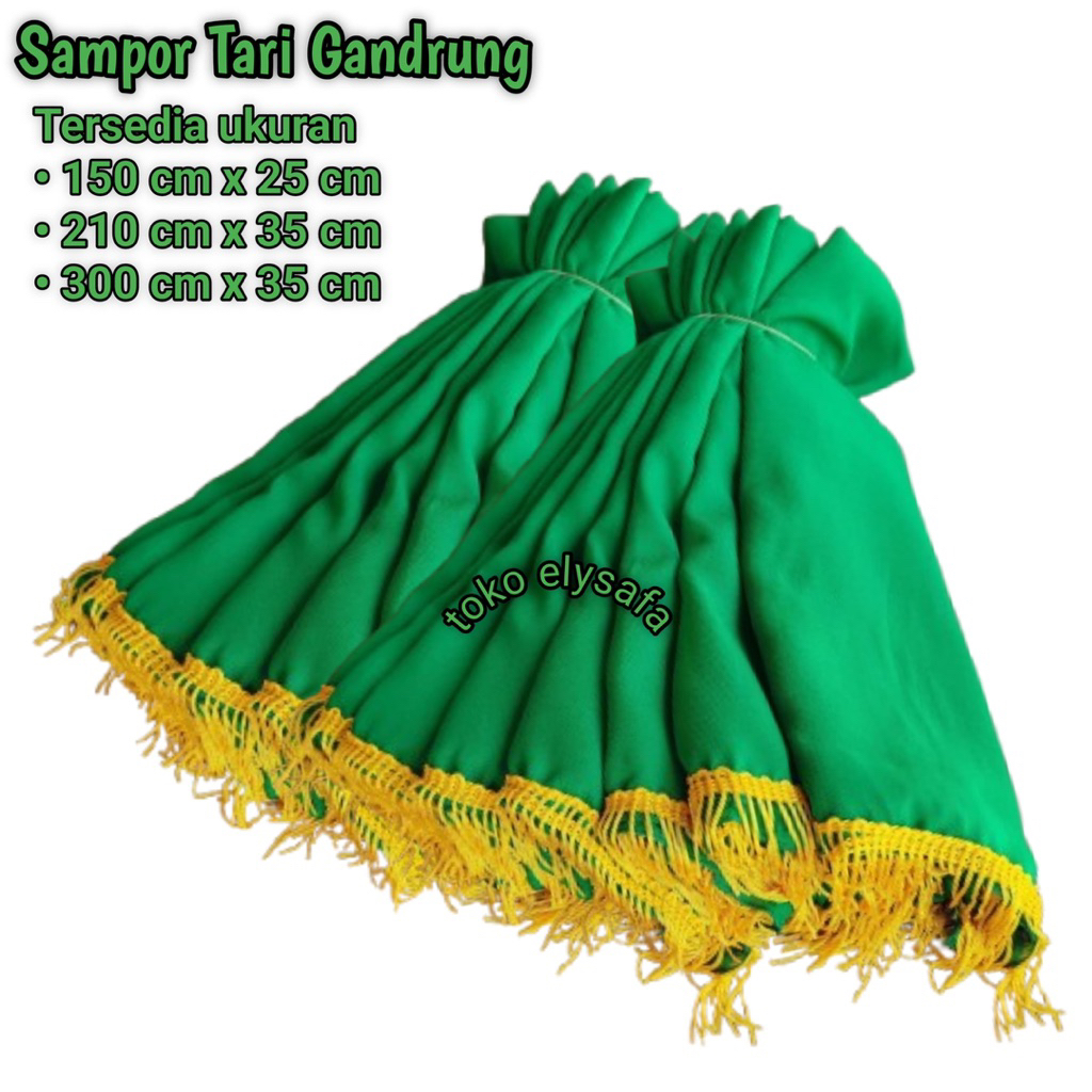 selendang tari gandrung, sampur tari gandrung