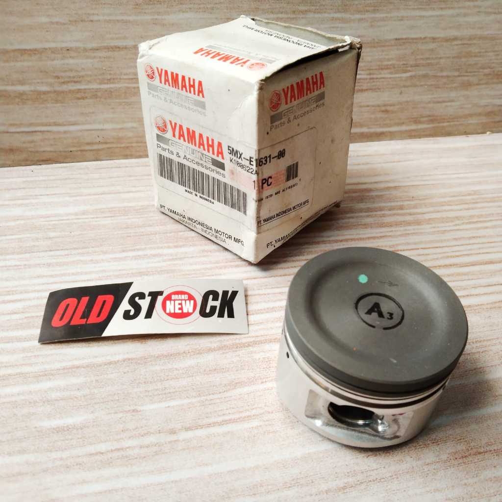 PISTON SEHER ONLY OS OVERSIZE STD YAMAHA MIO ASLI ORIGINAL 100% ( 5MX-E1631-00 ) -NEW OLD STOCK-