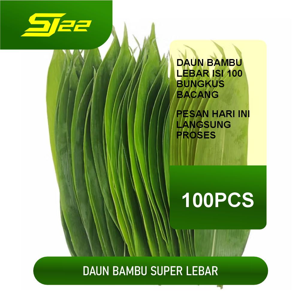

Promo 100 Lembar Daun Bambu Jumbo Buat Bungkus Bakcang Bacang Kacang Bungkus makanan bisa cod