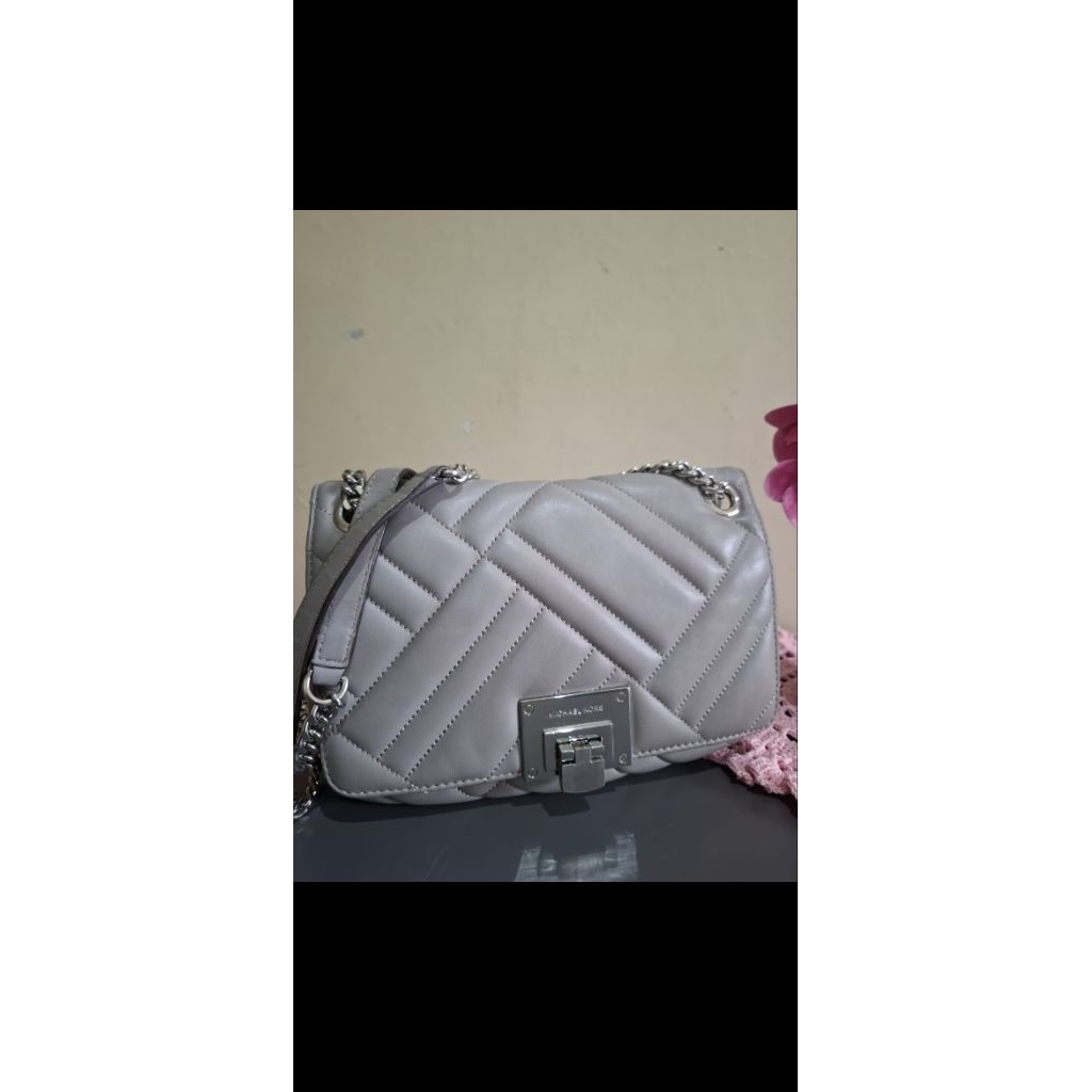 tas second kulit asli branded mk sling abu rantai #tasmk #taskulas #tasoriginal #taspreloved #prelov