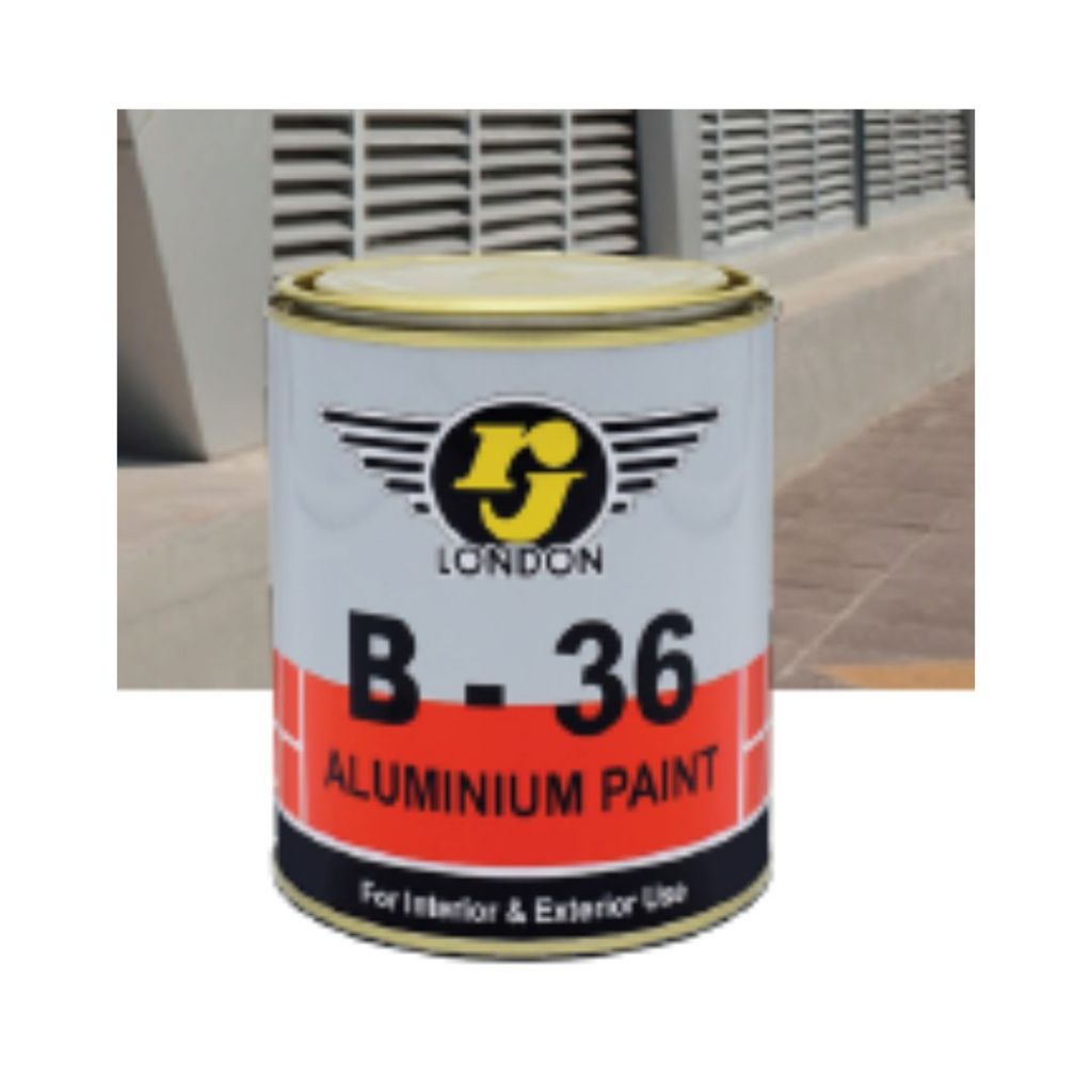 

Cat Aluminium B-36 RJ London 100, 300, dan 800 ml/ Cat Minyak Kayu Dan Besi Anti Karat