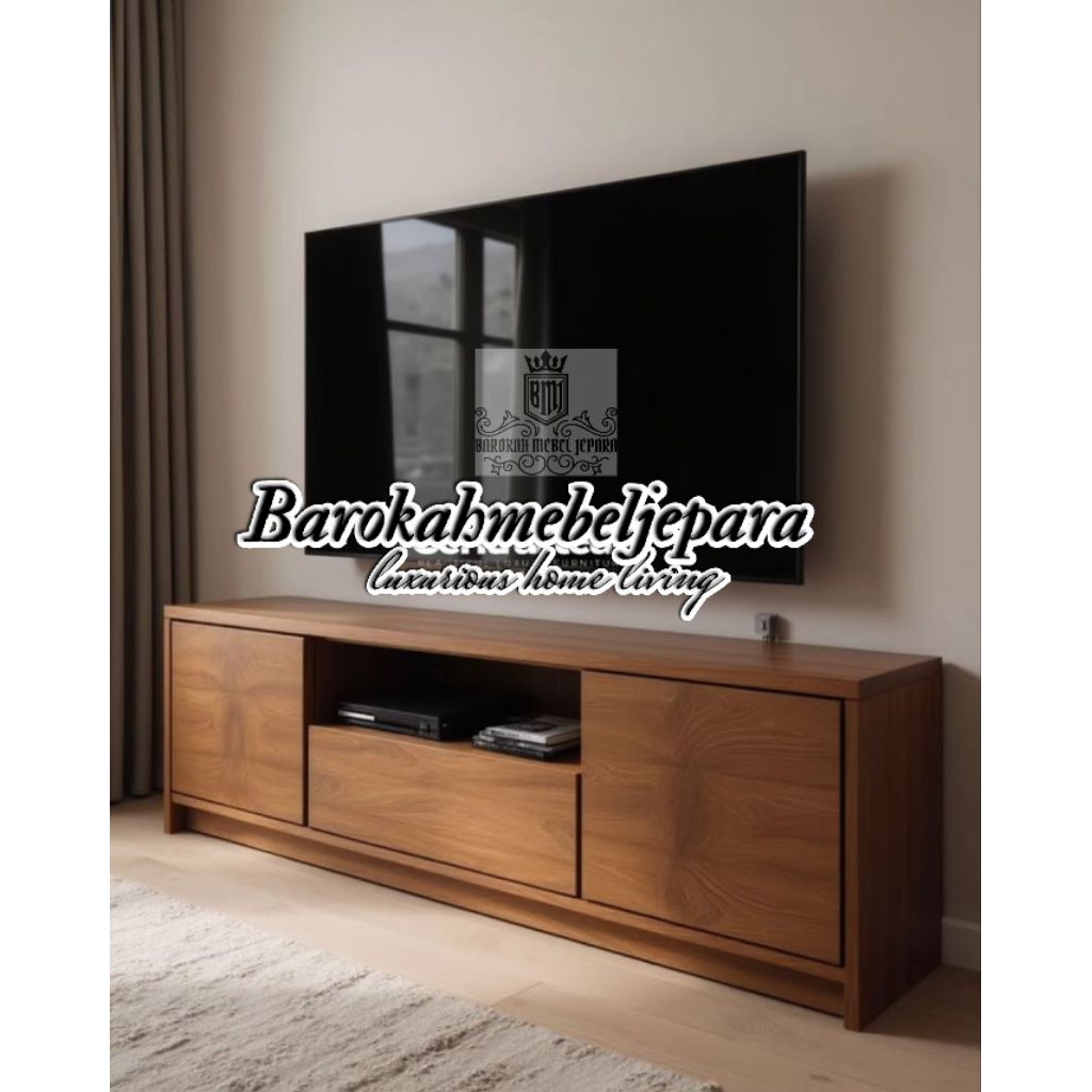 konsul TV minimalis kayu jati , meja tv minimalis modern kayu jati , bufet tv minimalis jati terbaru