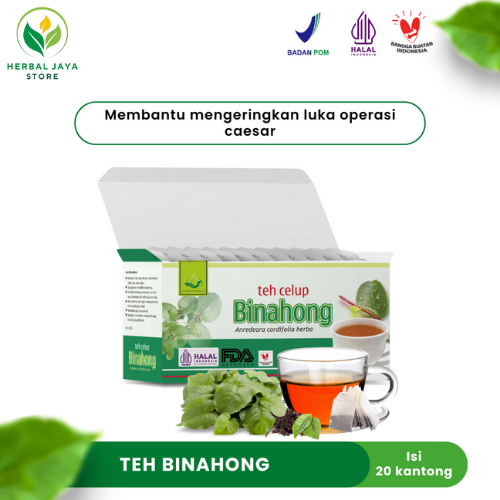 

Teh Celup Daun Binahong Tazakka 20 Kantong Tea Bag Minuman Herbal Pengering Luka Operasi Caesar