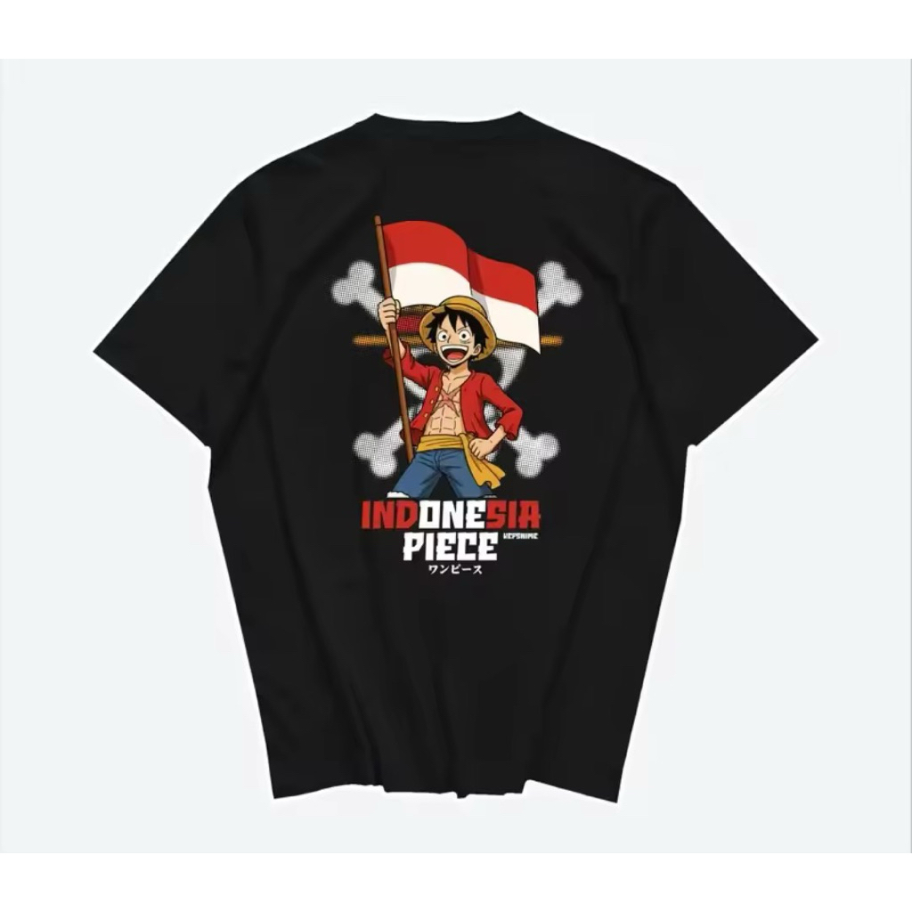 Kaos Indonesia Piece Kaos Merah Putih One Piece Viral