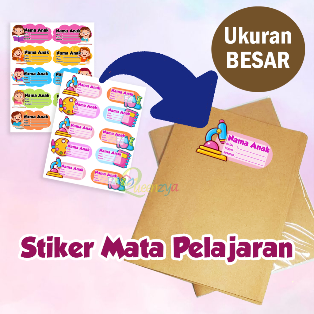 

Stiker Mata Pelajaran Ukuran Besar