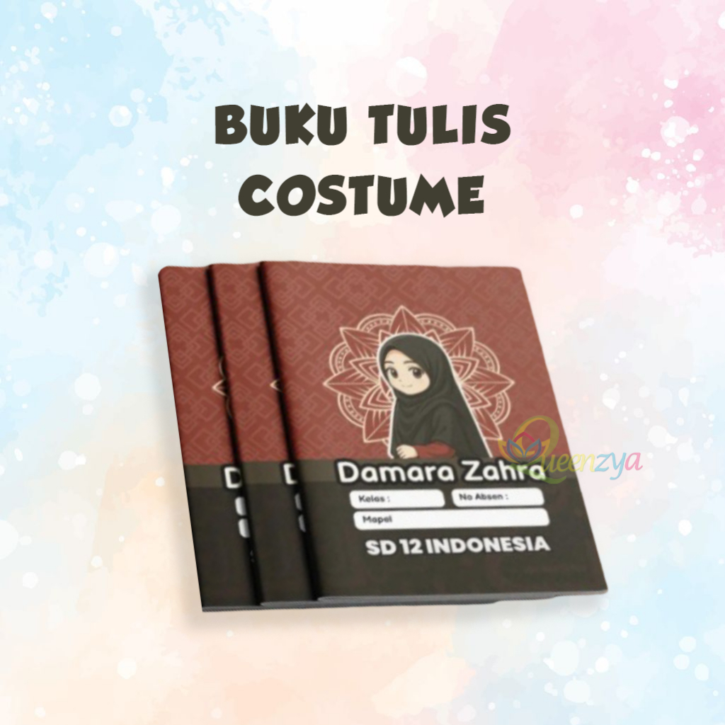 

Buku Tulis Costume Nama Sendiri