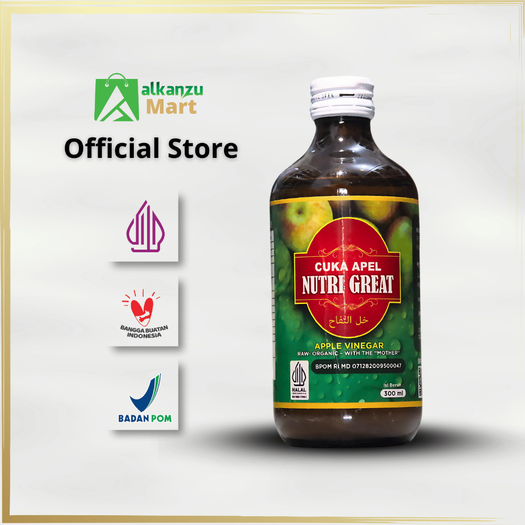 

CUKA APEL NUTRI GREAT 100% Alami
