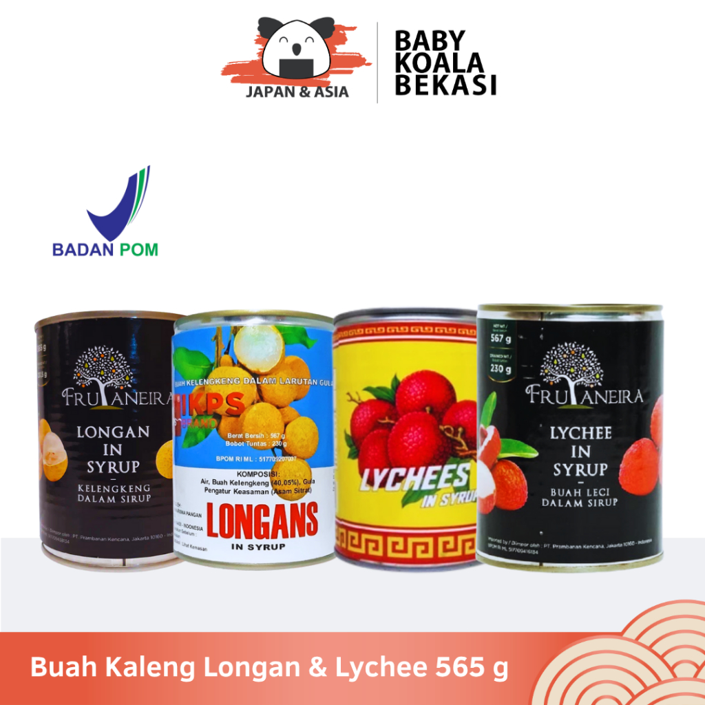 

FRUTANEIRA & IKPS Longan & Leci Kaleng Kelengkeng 567g │Longan Lychee | Buah Kaleng -BKB