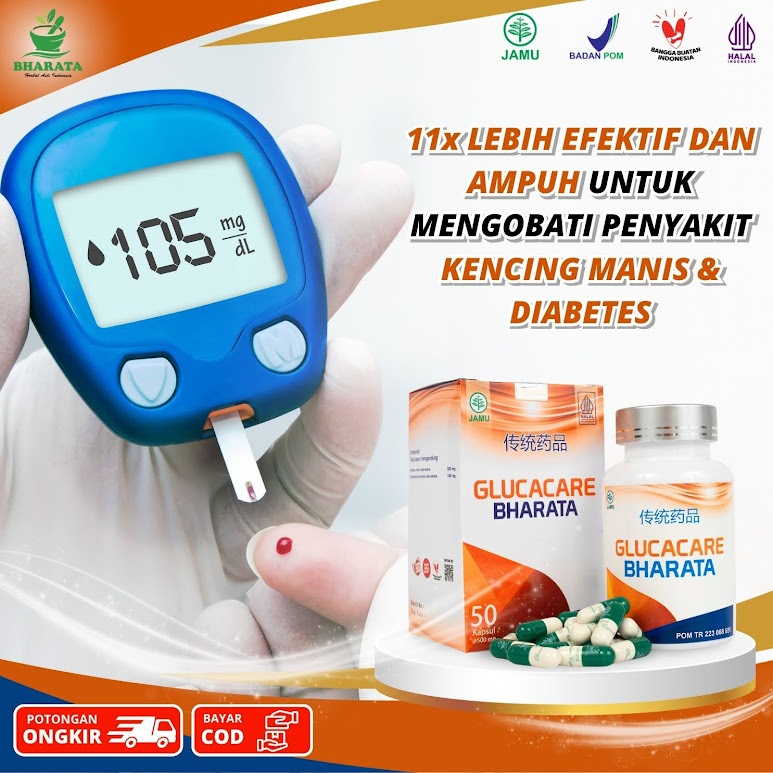 Glucacare Bharata Obat Luka Diabetes | Luka Diabetes basah - Obat Pernyakit Gula 11 x ampuh