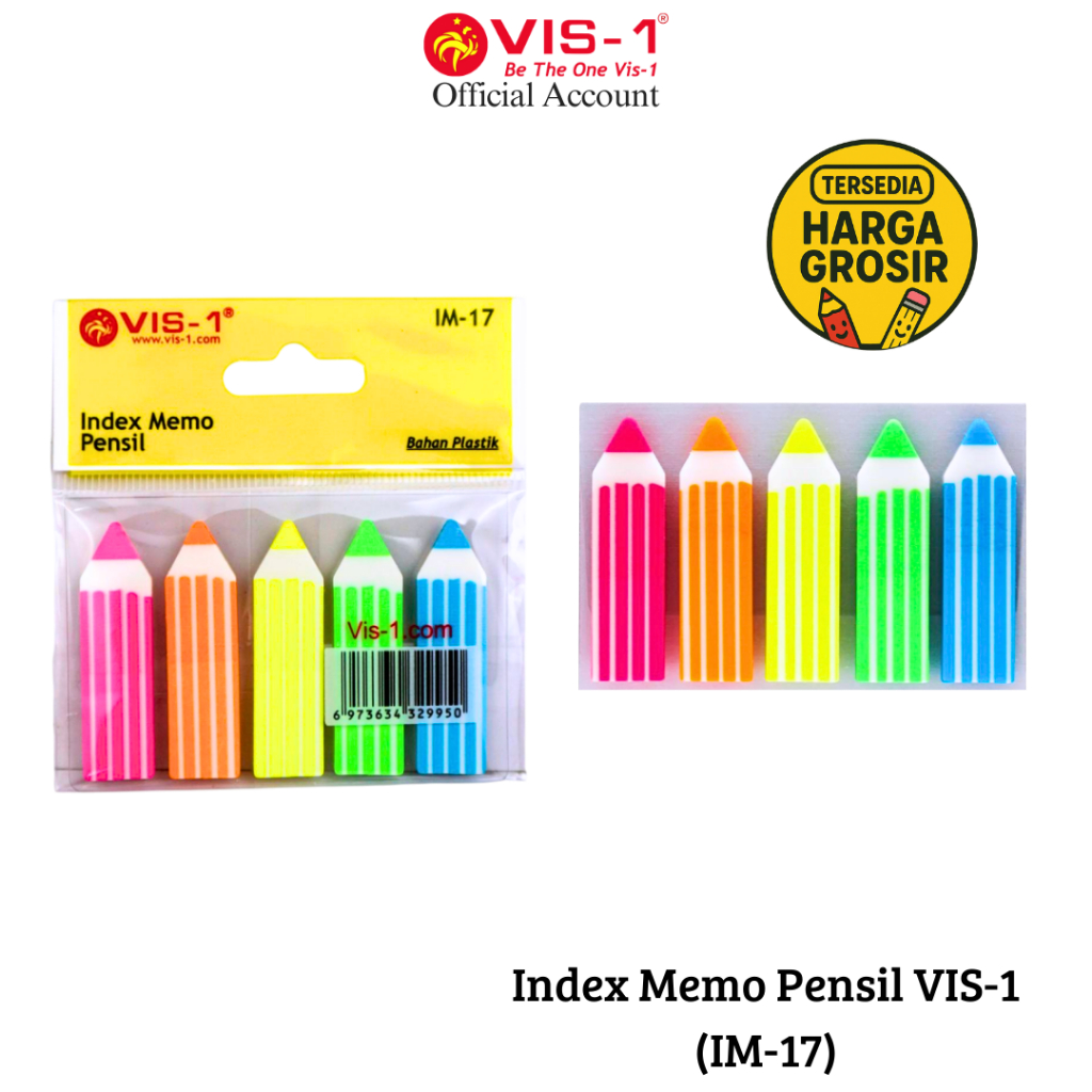 

Index Memo Pensil IM-17 Vis-1 / Pembatas Penanda Pensil Vis-1