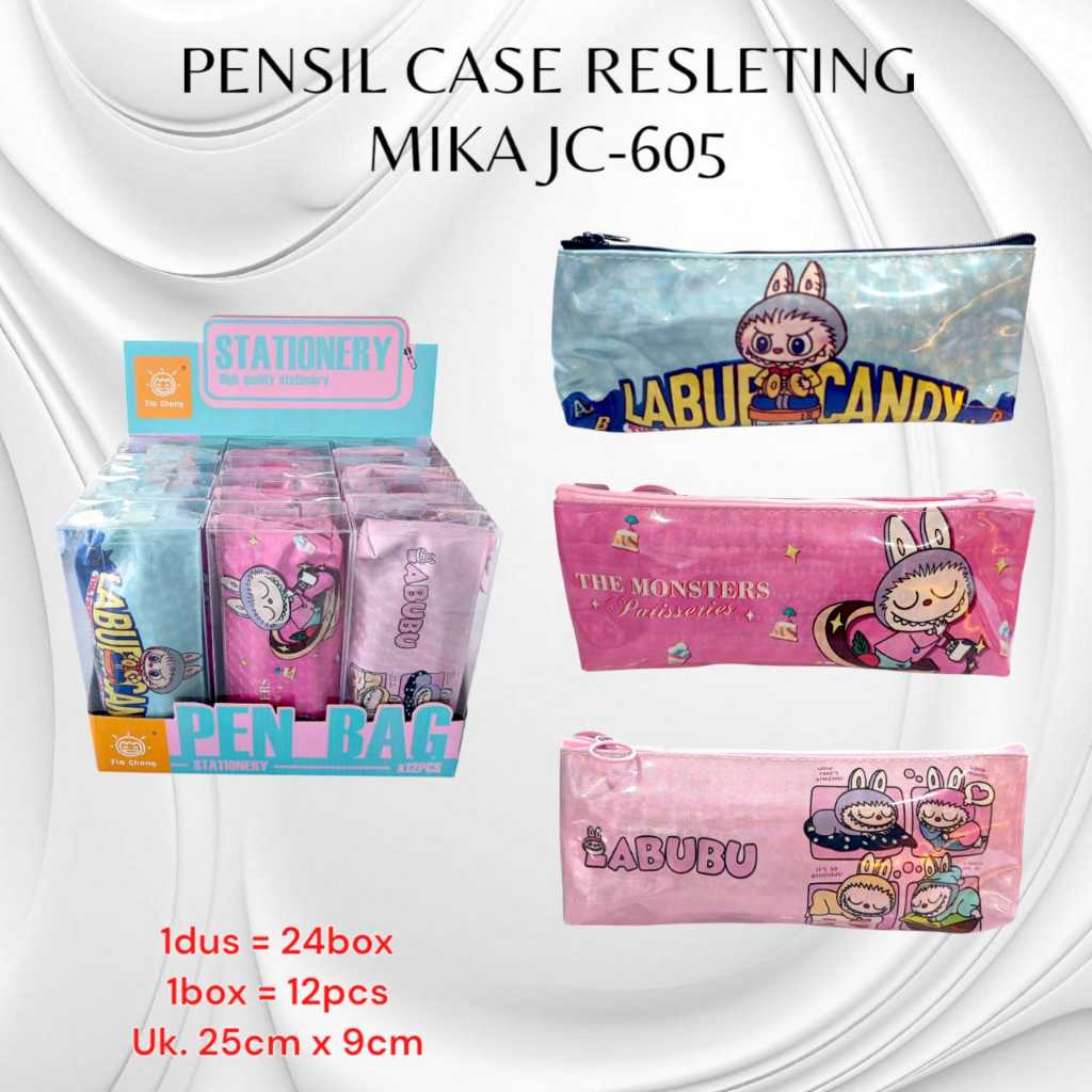 

Pensil Case Resleting Mika JC -605 LABUBU