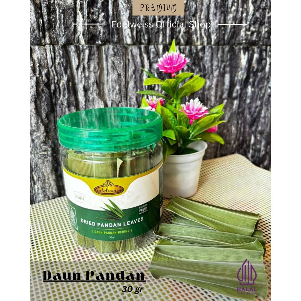 

Edelweiss Daun Pandan Kering (Pandanus Dried Leaf) 30gr