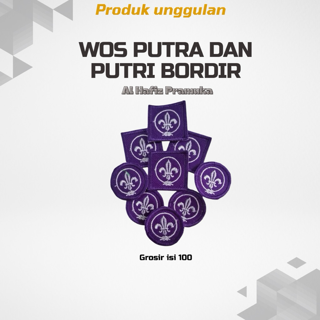 wosm pramuka putra putri grosir isi 100