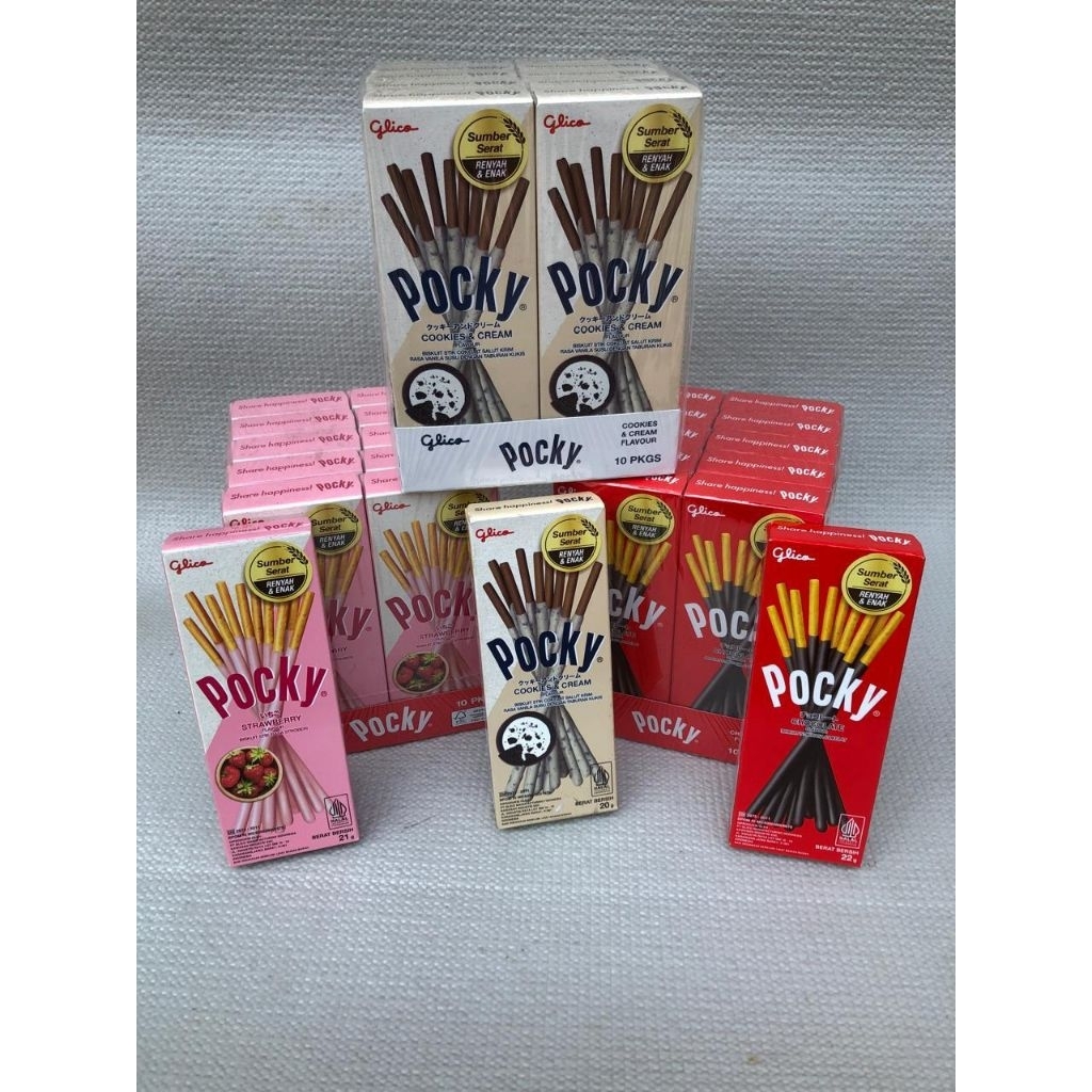 

Pocky mini Cokelat 22gr 10pcs all varian